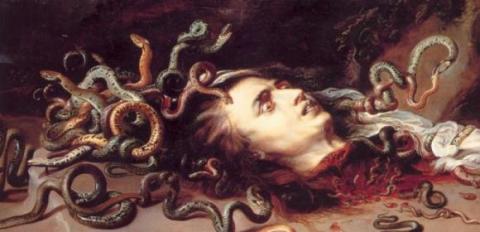 Rubens' head of Medusa (wikimedia commons)