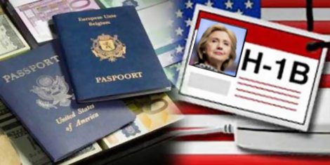Hillary Clinton vs. Senator Bernie Sanders on Guestworker H-1B Visas